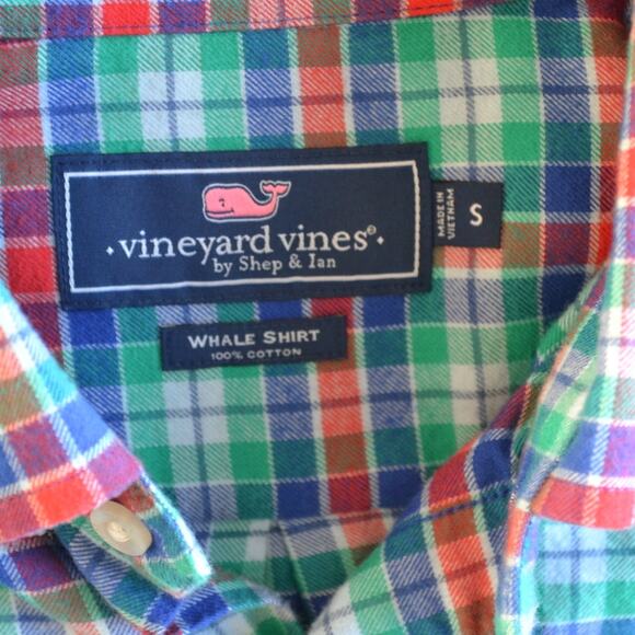 Vineyard Vines Button Down Shirt Whale Shirt Size S - Picture 3 of 4